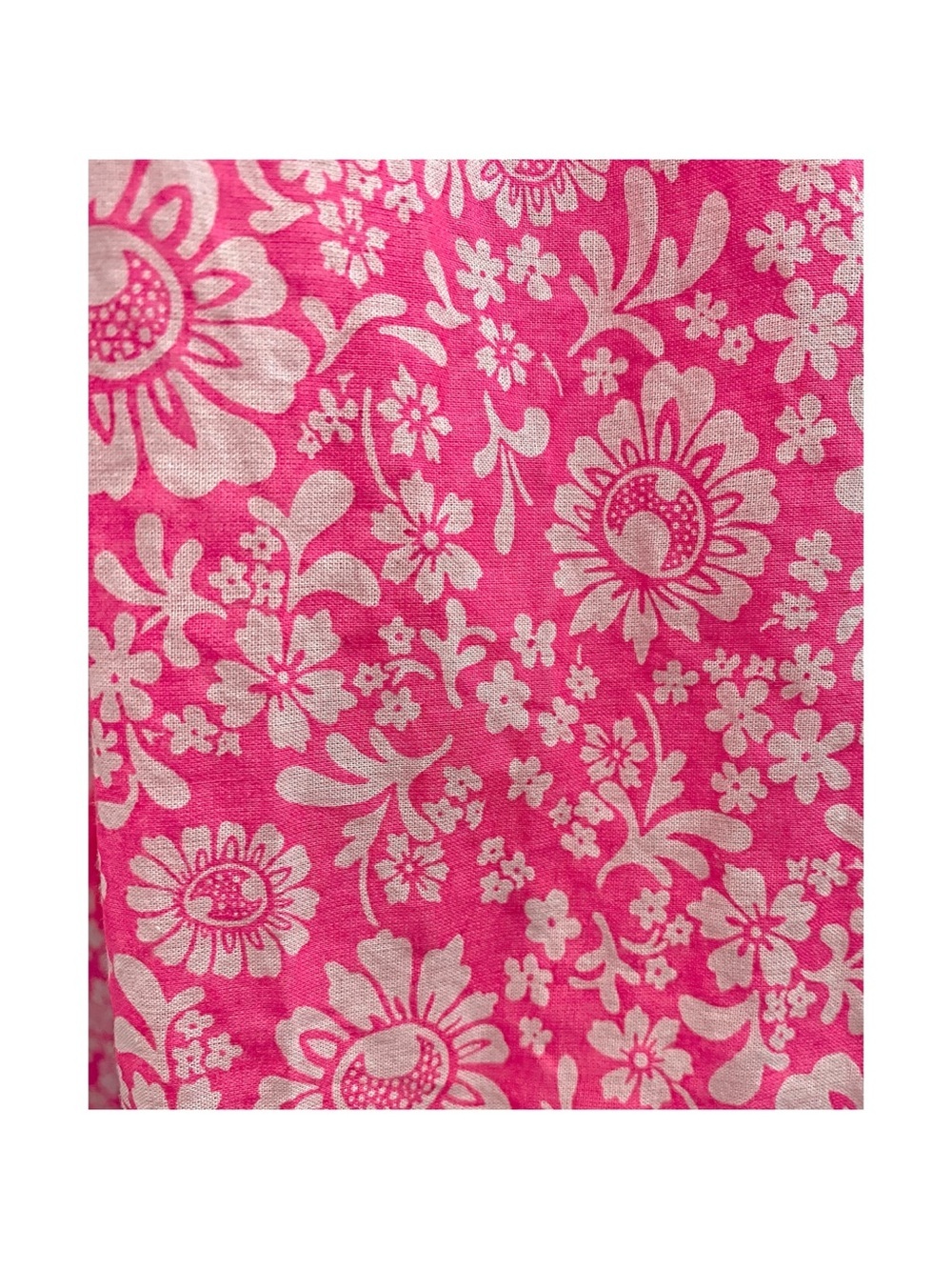 J.Crew Border-Printed Cover-Up Tunic Dress in Bright Pink Size 2X Beach Vacation - Picture 2 of 6